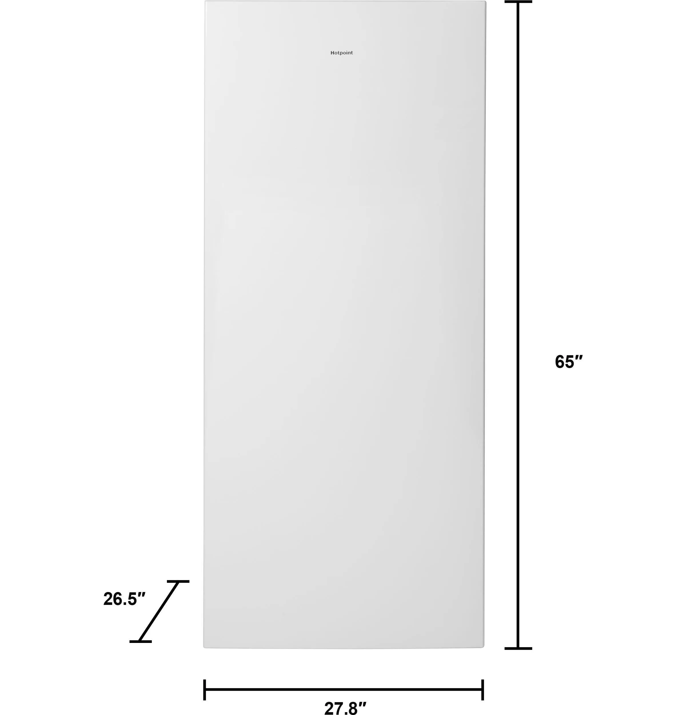 Hotpoint HUF13STRWW Hotpoint 13 Cu. Ft. Frost-Free Upright Freezer