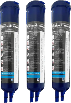 Jennair 4396710T Refrigerator Water Filter- In The Grille Push Button (3 Pack)