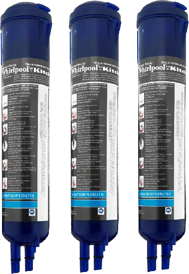 Jennair 4396710T Refrigerator Water Filter- In The Grille Push Button (3 Pack)