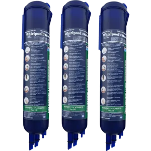Jennair 4396841T Refrigerator Water Filter - In The Grille Fast-Fill Push Button (3 Pack)
