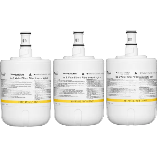 Jennair 8171413T Refrigerator Water Filter- Interior Turn (3 Pack)