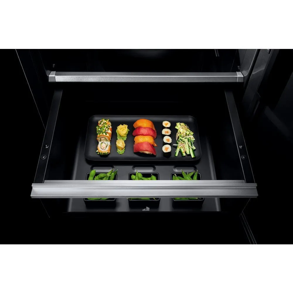 Jennair JBBFR30NMX Panel-Ready 30 Built-In Bottom-Mount Refrigerator. Right Swing