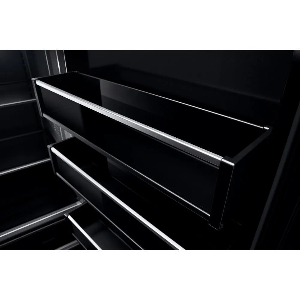 Jennair JBBFR30NMX Panel-Ready 30 Built-In Bottom-Mount Refrigerator. Right Swing