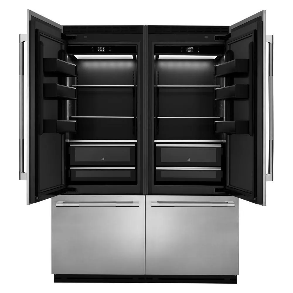 Jennair JBBFR30NMX Panel-Ready 30 Built-In Bottom-Mount Refrigerator. Right Swing