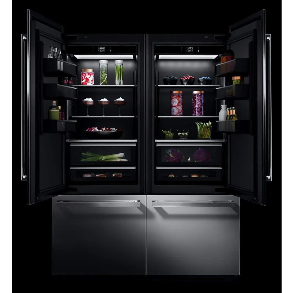 Jennair JBBFR30NMX Panel-Ready 30 Built-In Bottom-Mount Refrigerator. Right Swing