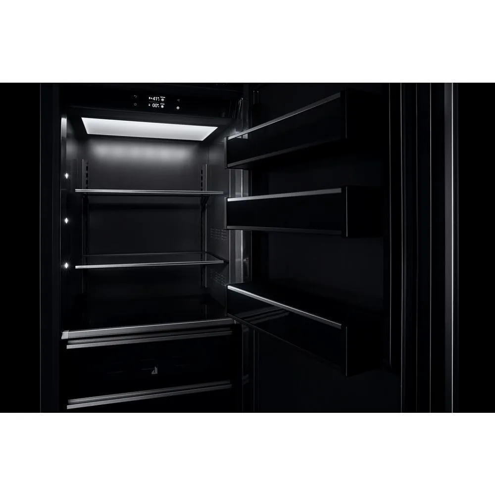Jennair JBBFR30NMX Panel-Ready 30 Built-In Bottom-Mount Refrigerator. Right Swing