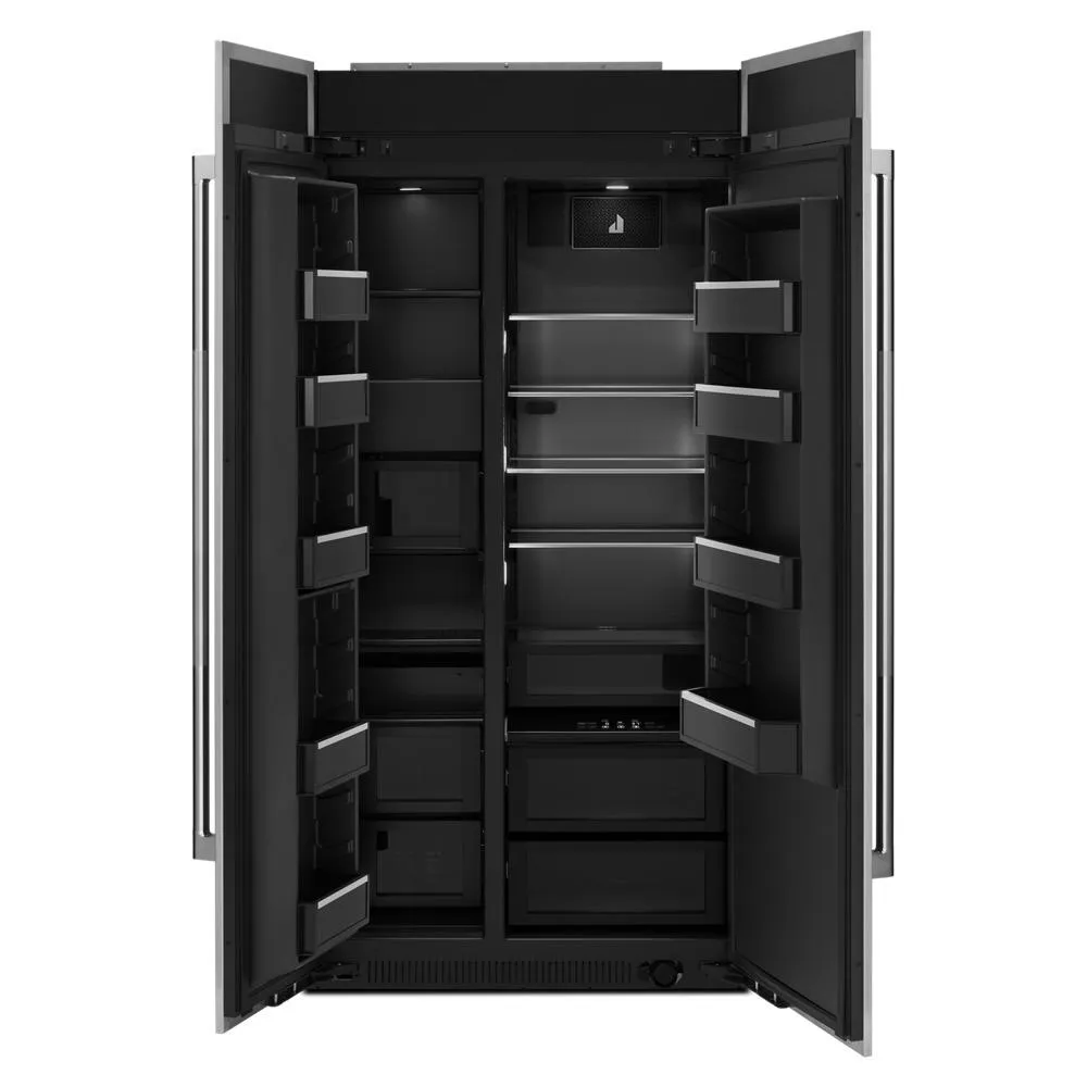 Jennair JBSFS42NMX Panel-Ready 42 Built-In Side-By-Side Refrigerator