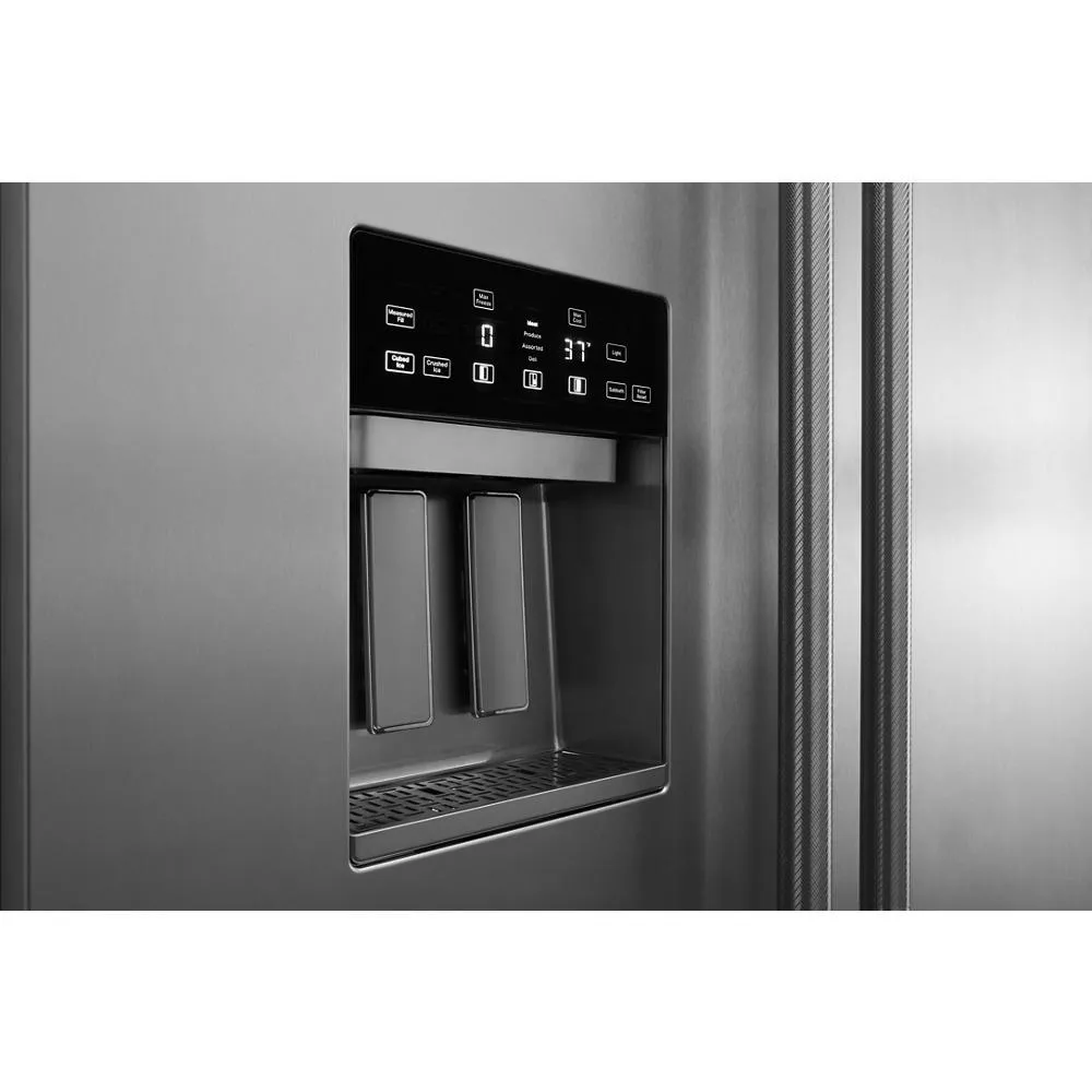 Jennair JBSS48E22L Rise&#8482; 48 Built-In Side-By-Side Refrigerator With External Ice And Water Dispenser