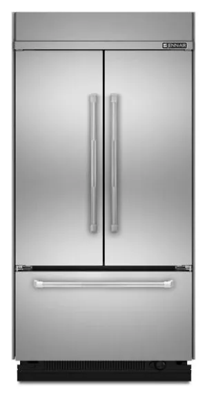 Jennair JF42PPFXDB 42 Pro-Style Built-In French Door Bottom Mount Refrigerator