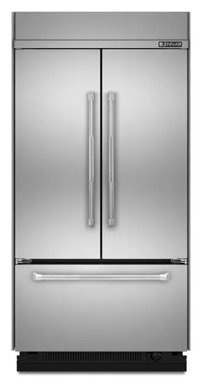 Jennair JF42PPFXDB 42 Pro-Style Built-In French Door Bottom Mount Refrigerator