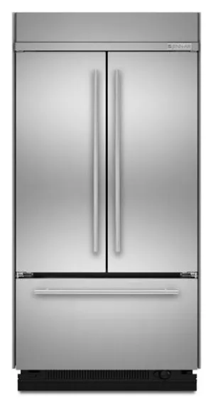 Jennair JF42SEFXDB 42 Euro-Style Built-In French Door Bottom Mount Refrigerator