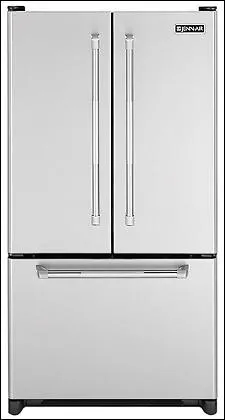 Jennair JFC2087HRP Pro-Style 20 Cu. Ft. French Door Cabinet-Depth Bottom Freezer