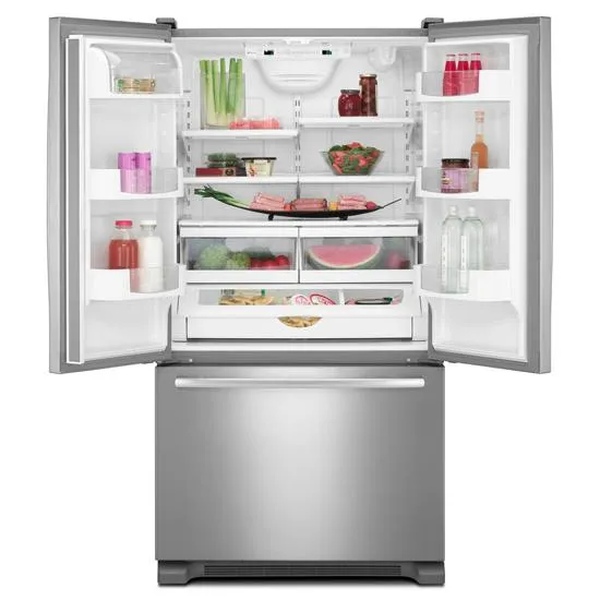 Jennair JFC2089WEP Cabinet Depth French Door Refrigerator With Internal Dispenser. 69(H)