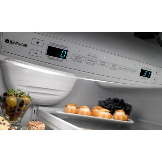 Jennair JFC2290VPF Cabinet Depth French Door Refrigerator With Internal Dispenser. 72(H)