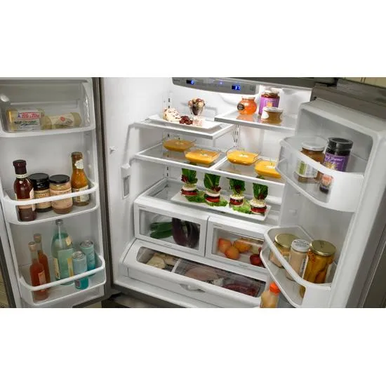 Jennair JFC2290VPY Cabinet Depth French Door Refrigerator With Internal Dispenser. 72(H)