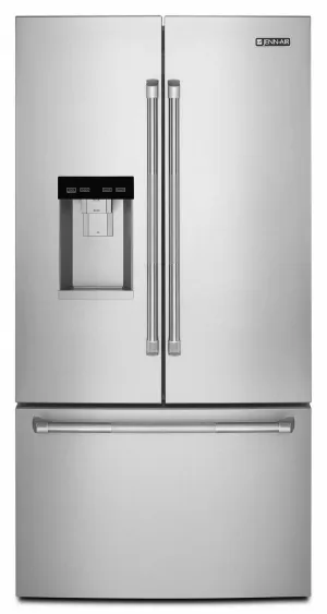 Jennair JFFCC72EFP Pro-Style 72 Counter-Depth French Door Refrigerator With Obsidian Interior - Pro Style Stainless