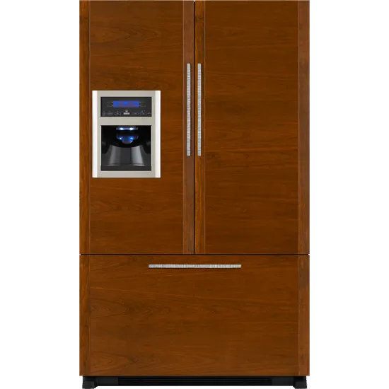 Jennair JFI2089WTS Cabinet Depth French Door Refrigerator With External Dispenser. 69(H)