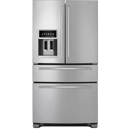 Jennair JFX2597AEM Standard-Depth French Door Refrigerator With External Dispenser. 69(H)