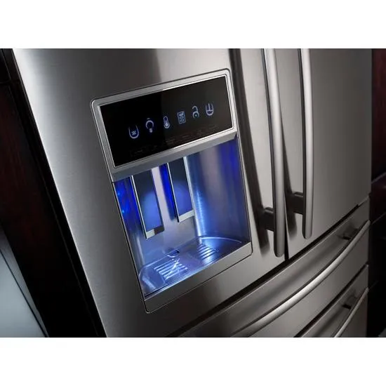 Jennair JFX2597AEP Standard-Depth French Door Refrigerator With External Dispenser. 69(H)
