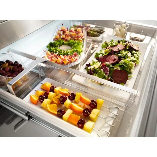 Jennair JFX2597AEP Standard-Depth French Door Refrigerator With External Dispenser. 69(H)