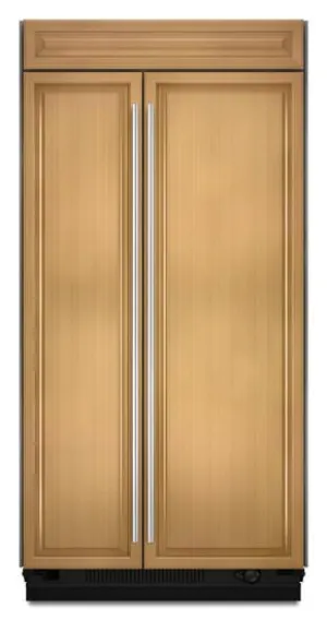 Jennair JS42CXFXDB 42 Overlay Built-In Side-By-Side Non-Dispenser Refrigerator