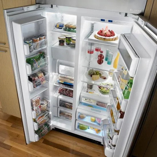 Jennair JS42NXFXDW Integrated Built-In Side-By-Side Refrigerator. 42