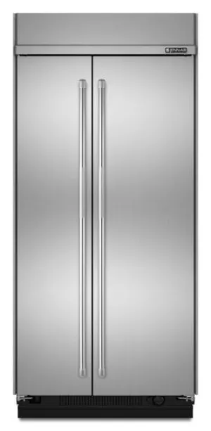 Jennair JS42PPFXDB 42 Pro-Style Built-In Side-By-Side Non-Dispenser Refrigerator