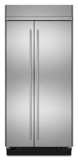 Jennair JS42SEFXDB 42 Euro-Style Built-In Side-By-Side Non-Dispenser Refrigerator