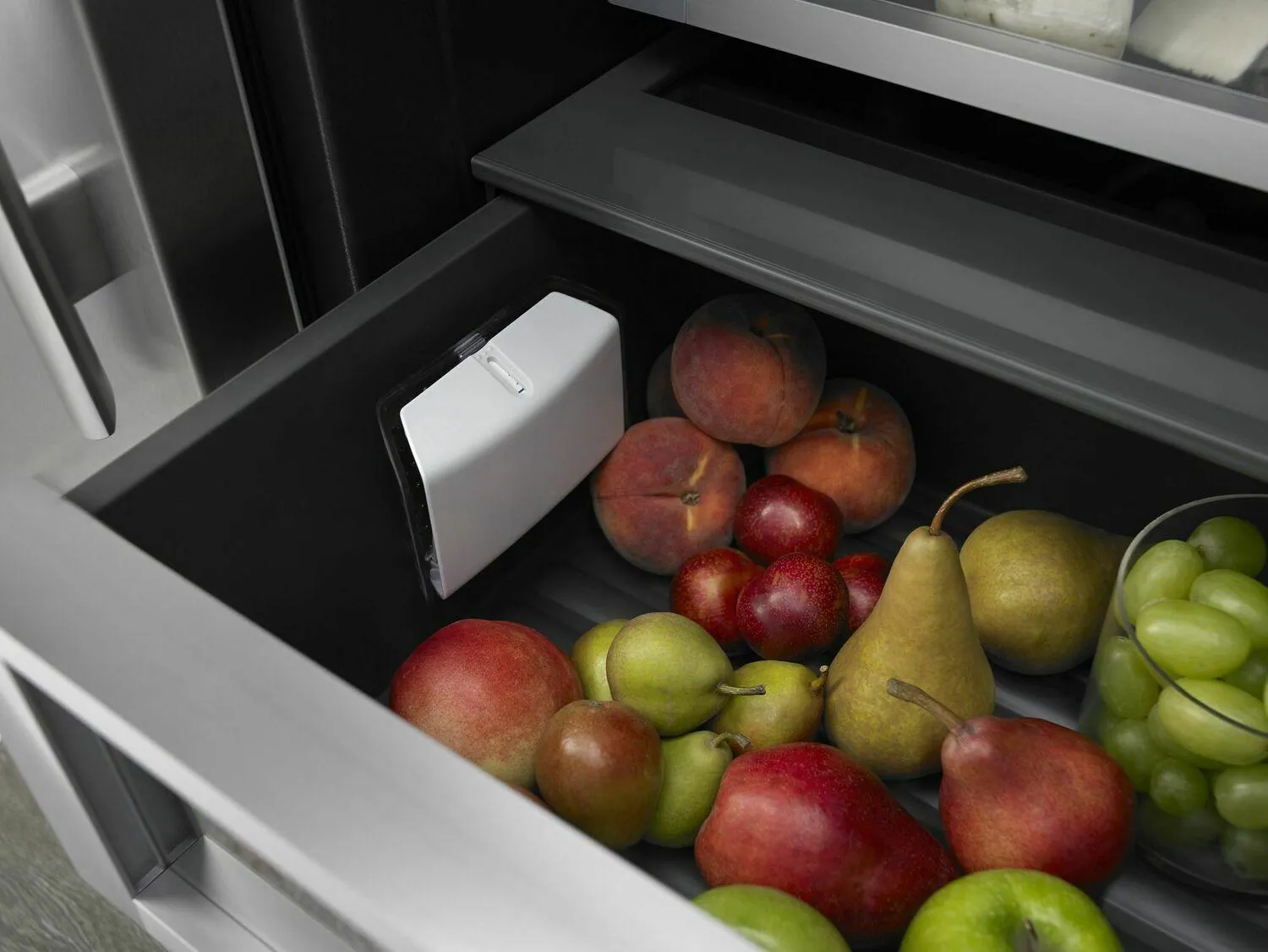 Jennair JS42SSDUDE 42 Built-In Side-By-Side Refrigerator With Water Dispenser - Stainless Steel