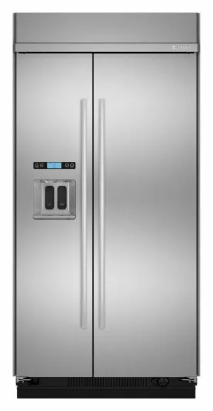 Jennair JS42SSDUDE 42 Built-In Side-By-Side Refrigerator With Water Dispenser - Stainless Steel