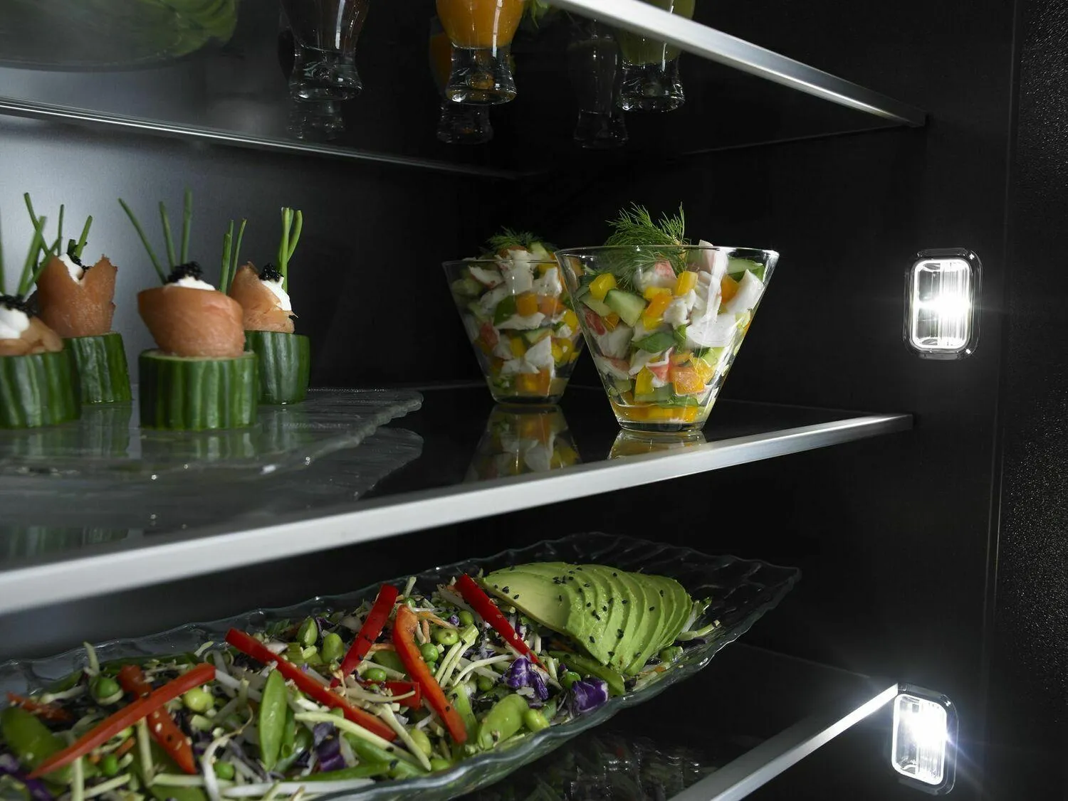 Jennair JS42SSDUDE 42 Built-In Side-By-Side Refrigerator With Water Dispenser - Stainless Steel