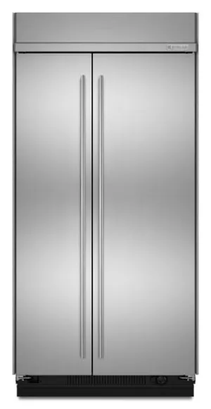 Jennair JS48SEFXDB 48 Euro-Style Built-In Side-By-Side Non-Dispenser Refrigerator