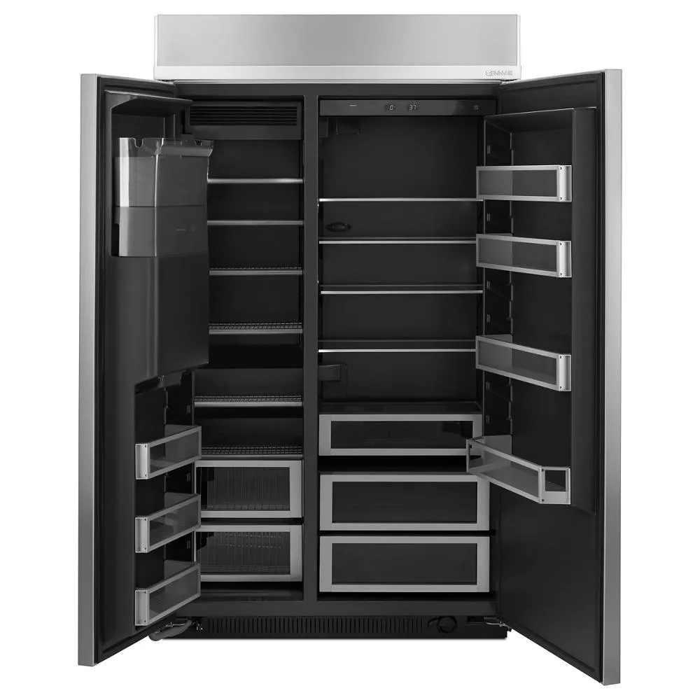 Jennair JS48SSDUDE 48 Built-In Side-By-Side Refrigerator With Water Dispenser