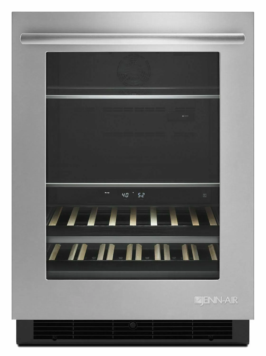 Jennair JUB24FLERS Euro-Style 24 Under Counter Beverage Center - Stainless Steel