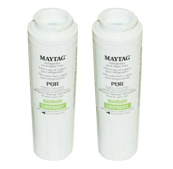 Jennair UKF8001P Refrigerator Water Filter (2 Pack)