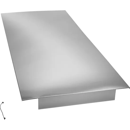 Jennair W10136753 25 Cu. Ft. Bottom Mount Refrigerator Side Panel Kit - Stainless Steel