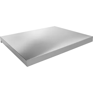 Jennair W10136976 25 Cu. Ft. Freestanding Side-By-Side Refrigerator Top Cap - Stainless Steel