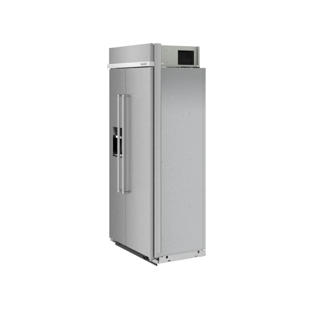 Kitchenaid KBSD708MPS 29.4 Cu. Ft. 48 Built-In Side-By-Side Refrigerator With Ice And Water Dispenser