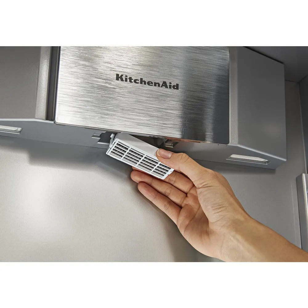 Kitchenaid KBSD708MPS 29.4 Cu. Ft. 48 Built-In Side-By-Side Refrigerator With Ice And Water Dispenser