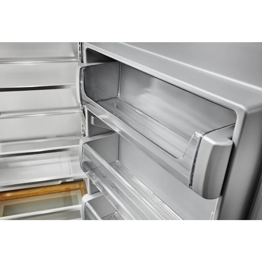 Kitchenaid KBSD708MPS 29.4 Cu. Ft. 48 Built-In Side-By-Side Refrigerator With Ice And Water Dispenser