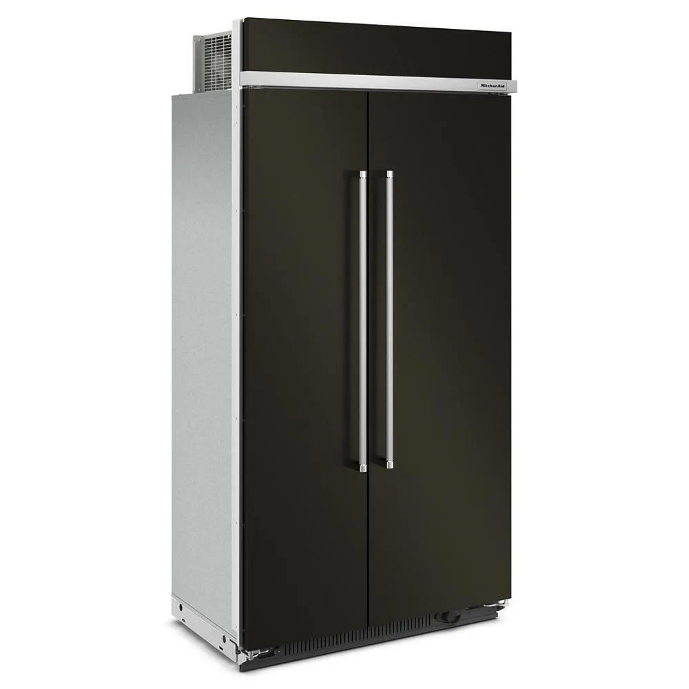 Kitchenaid KBSN702MBS 25.5 Cu Ft. 42 Built-In Side-By-Side Refrigerator With Printshield&#8482; Finish