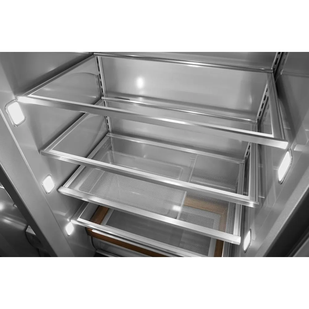 Kitchenaid KBSN702MBS 25.5 Cu Ft. 42 Built-In Side-By-Side Refrigerator With Printshield&#8482; Finish