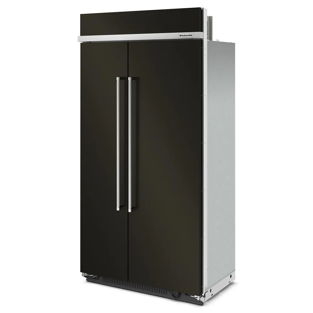 Kitchenaid KBSN702MBS 25.5 Cu Ft. 42 Built-In Side-By-Side Refrigerator With Printshield&#8482; Finish