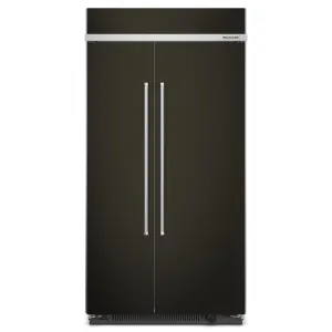 Kitchenaid KBSN702MBS 25.5 Cu Ft. 42 Built-In Side-By-Side Refrigerator With Printshield&#8482; Finish