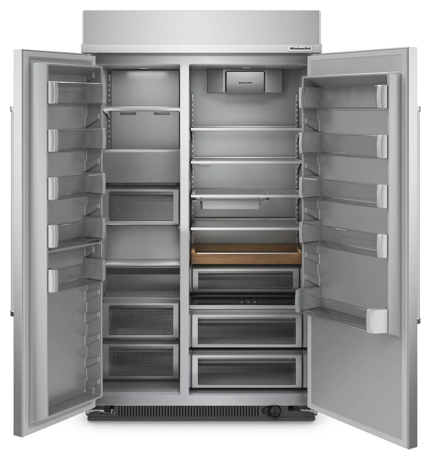 Kitchenaid KBSN708MPS 30 Cu. Ft. 48 Built-In Side-By-Side Refrigerator With Printshield&#8482; Finish - Stainless Steel With Printshield&#8482; Finish