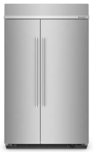Kitchenaid KBSN708MPS 30 Cu. Ft. 48 Built-In Side-By-Side Refrigerator With Printshield&#8482; Finish - Stainless Steel With Printshield&#8482; Finish