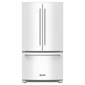 Kitchenaid KRFC136RWH 20 Cu. Ft. 36-Inch Width Counter-Depth French Door Refrigerator With Interior Dispense