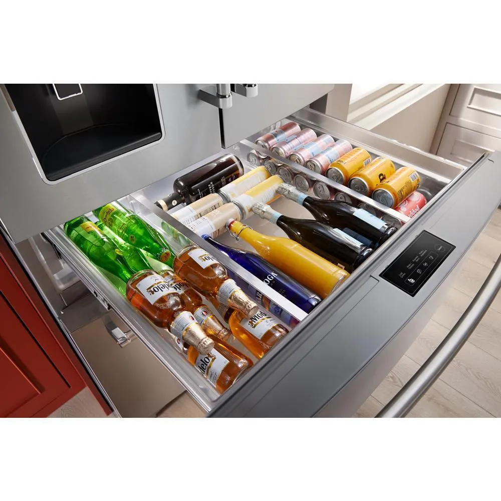Kitchenaid KRMF536RPS 26.2 Cu. Ft. Multi-Door French Door Refrigerator With Platinum Interior