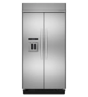 Kitchenaid KSSC48QVS 29.5 Cu. Ft. 48-Inch Width Built-In Side-By-Side Refrigerator. Architect Series Ii - Stainless Steel