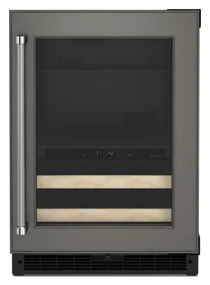 Kitchenaid KUBR214KPA 24 Panel-Ready Beverage Center With Wood-Front Racks - Panel Ready Pa
